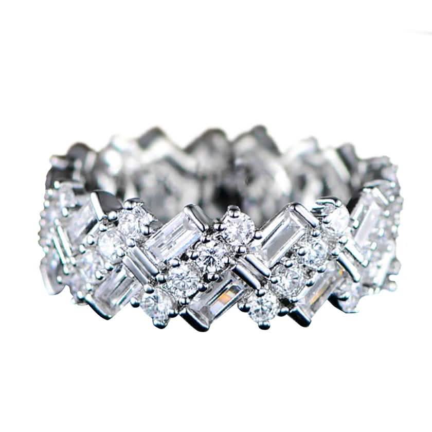 Barzel 18K Gold Plated Ring Made with Swarovski Crystal