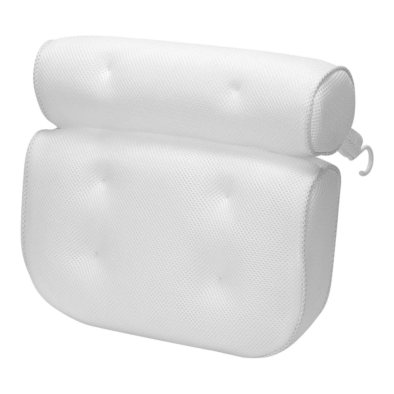 Bathtub Pillow Suction Cup Bath Pillow Air Mesh