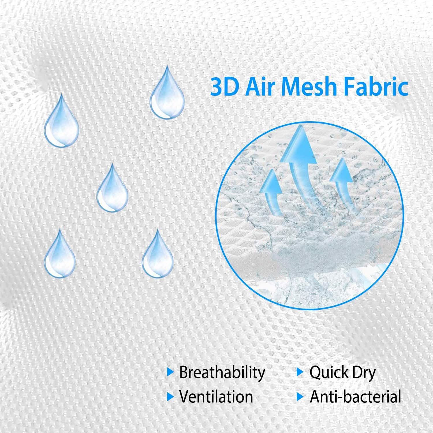Bathtub Pillow Suction Cup Bath Pillow Air Mesh