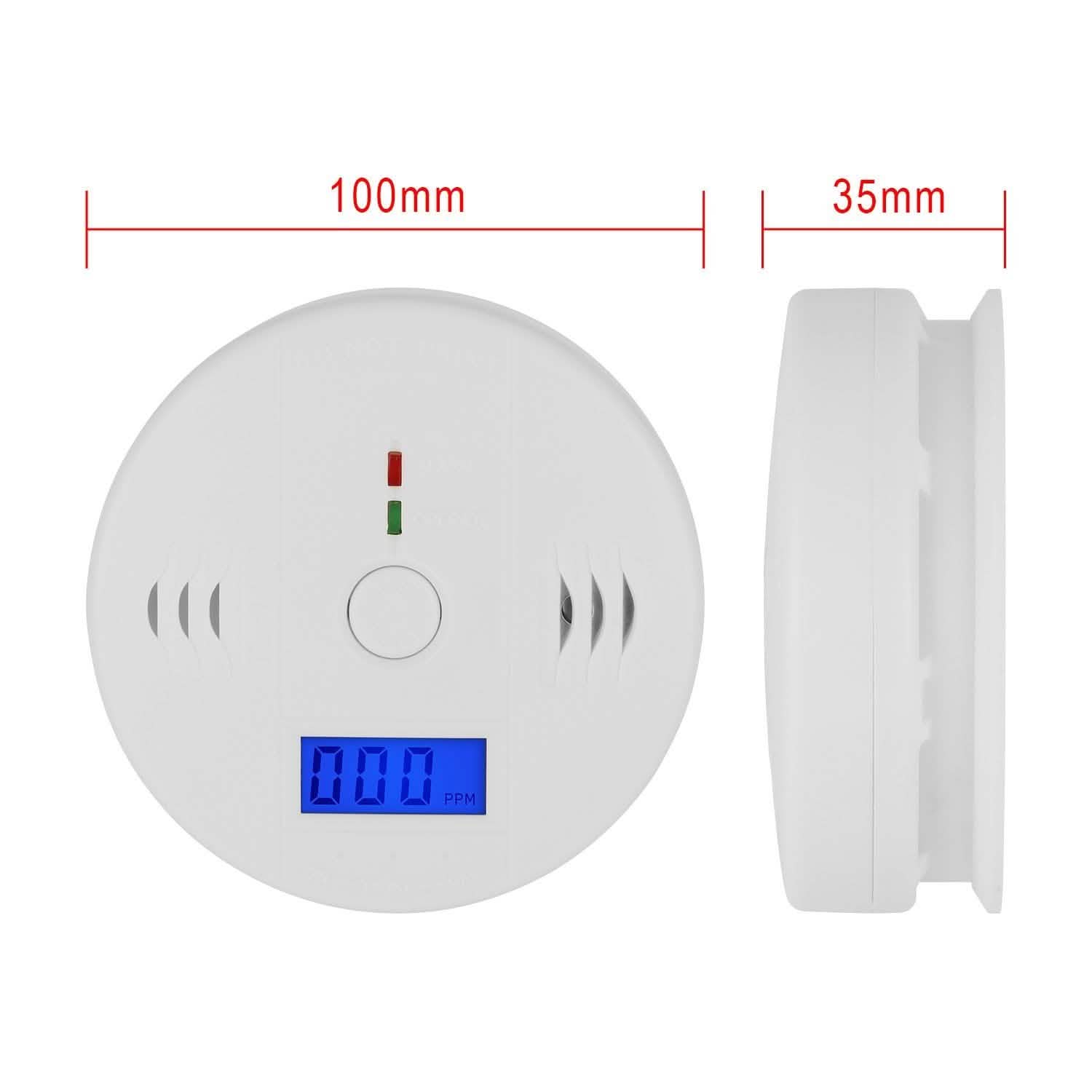 Battery Operated Carbon Monoxide Sensor Alarm
