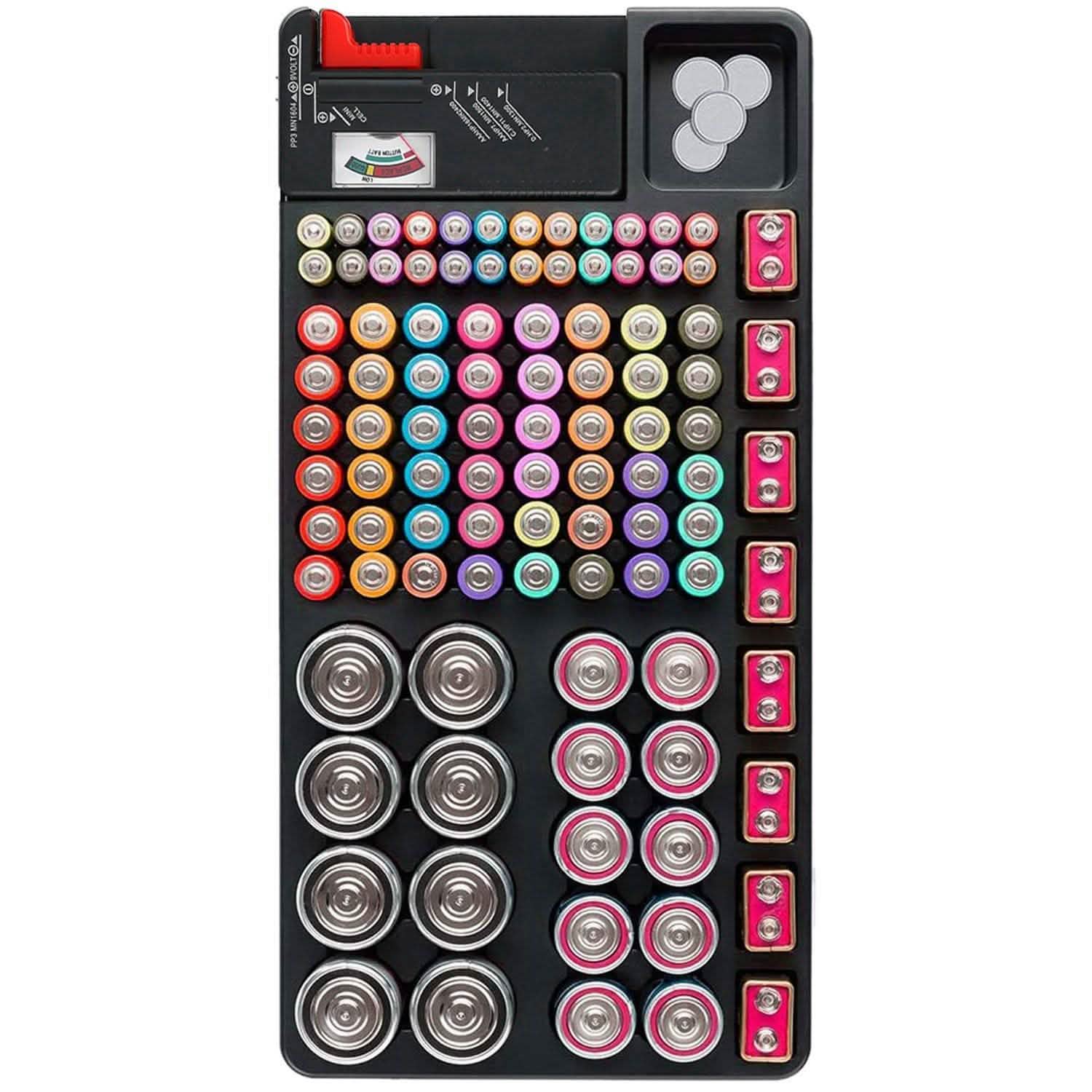 Battery Organizer Storage Case