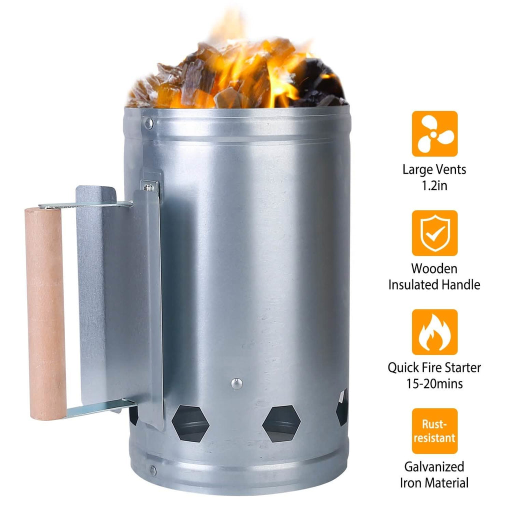 BBQ Charcoal Chimney Can Grill Lighter