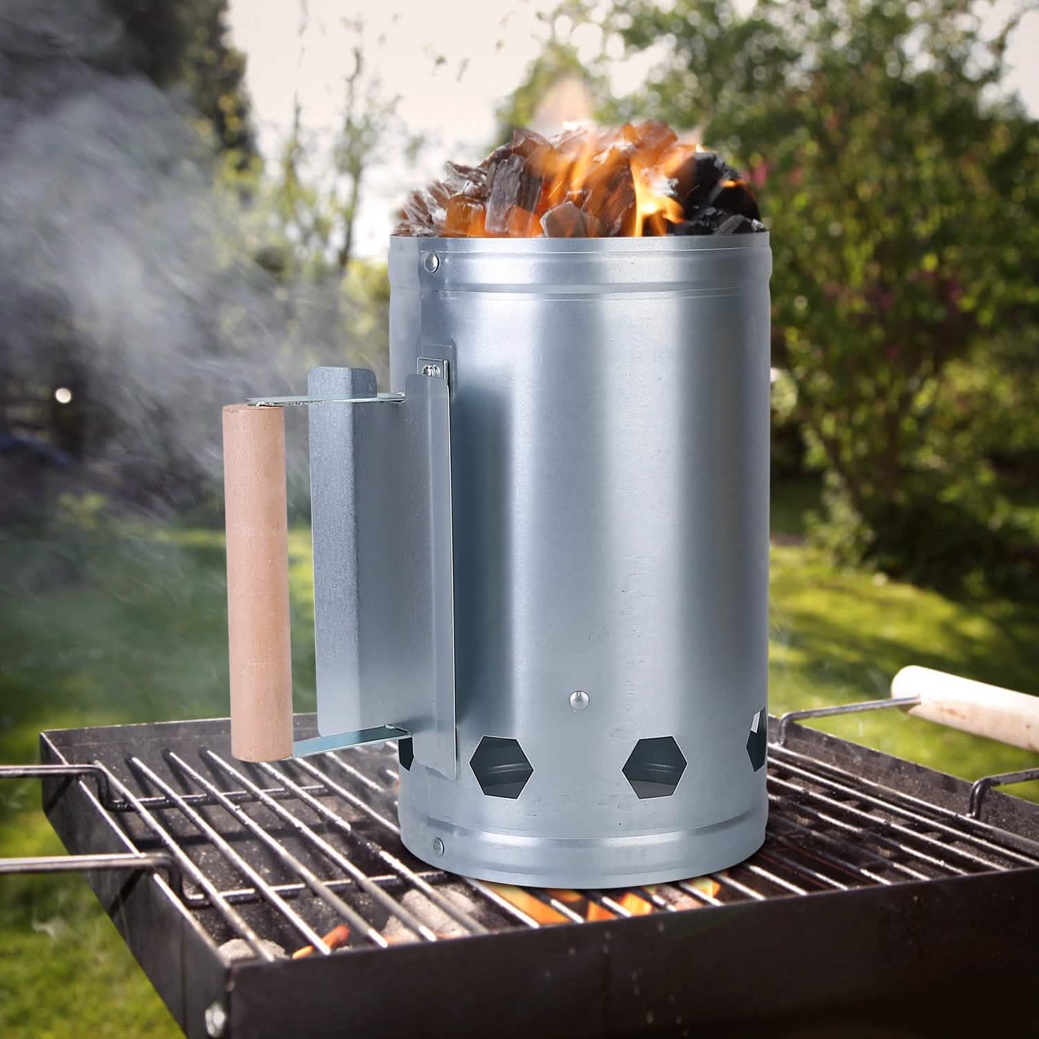 BBQ Charcoal Chimney Can Grill Lighter