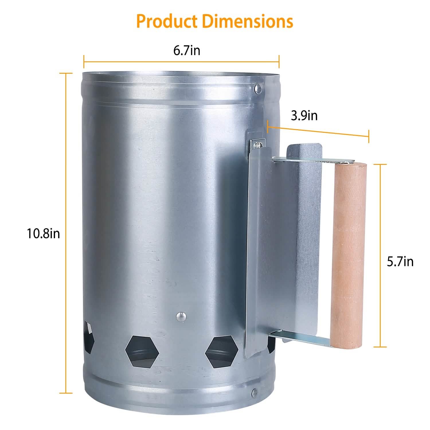 BBQ Charcoal Chimney Can Grill Lighter