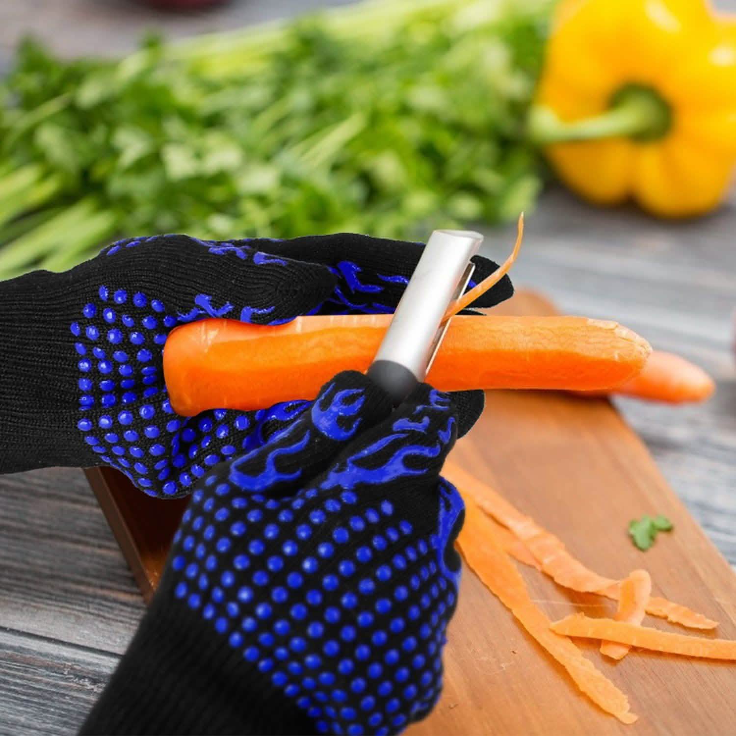 BBQ Gloves 1472¬∞F Heat Resistant Grill Gloves Anti-slip
