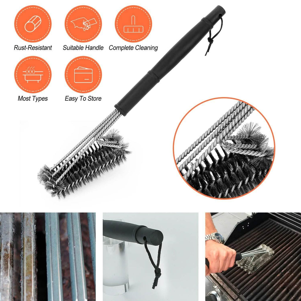 BBQ Grill Cleaning Brush Stainless Steel