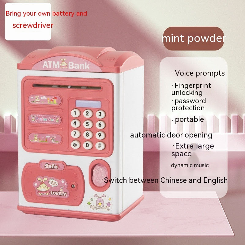 Children's Savings Bank Electric Sound And Light Fun Intelligent Automatic Money Changer