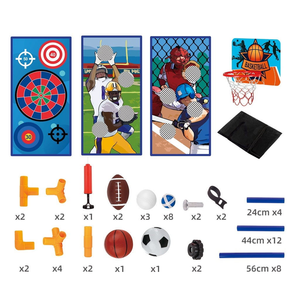 5-in-1 Basketball Shooting Stand Toy Set