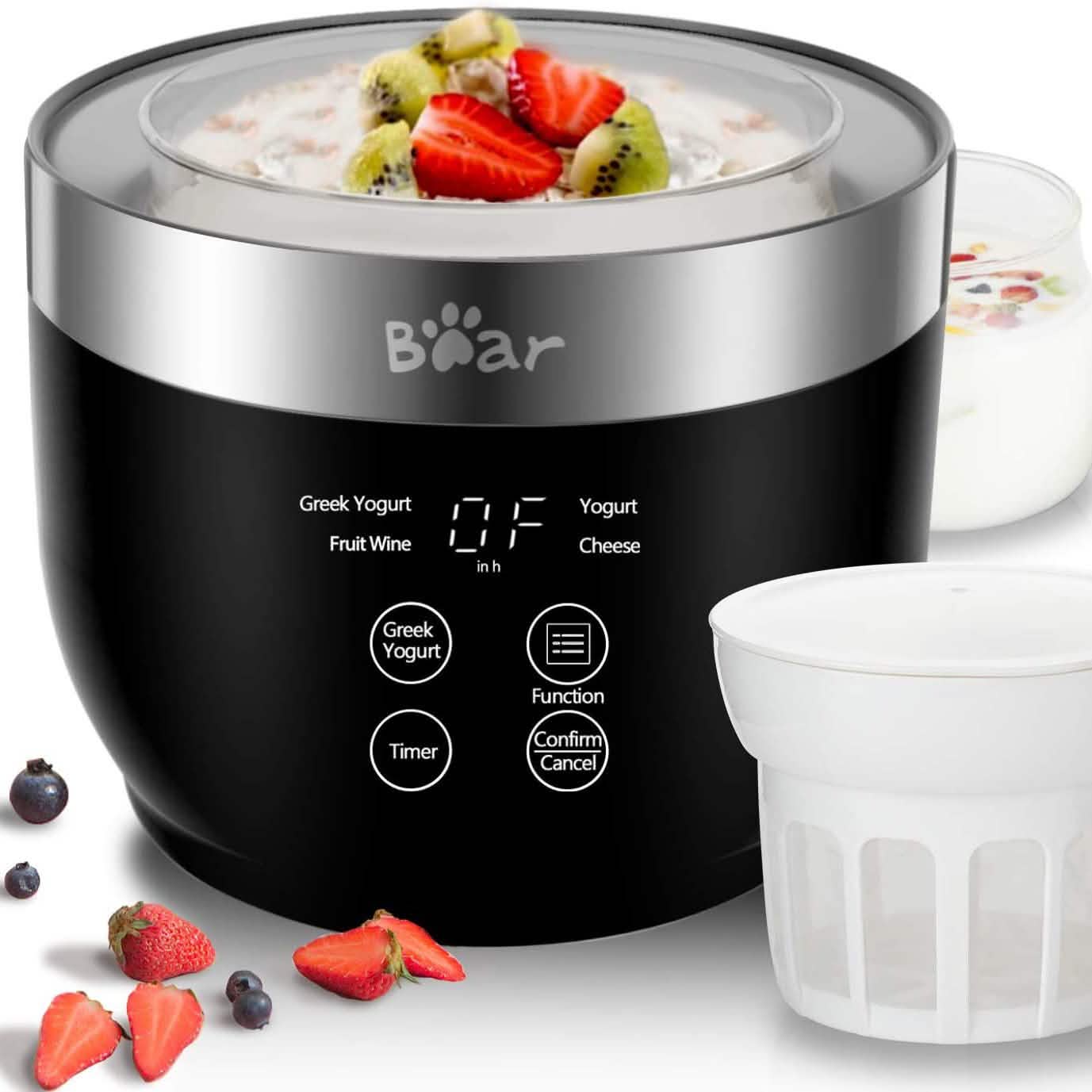 Bear Yogurt Maker Machine with Stainless Steel Inner Pot