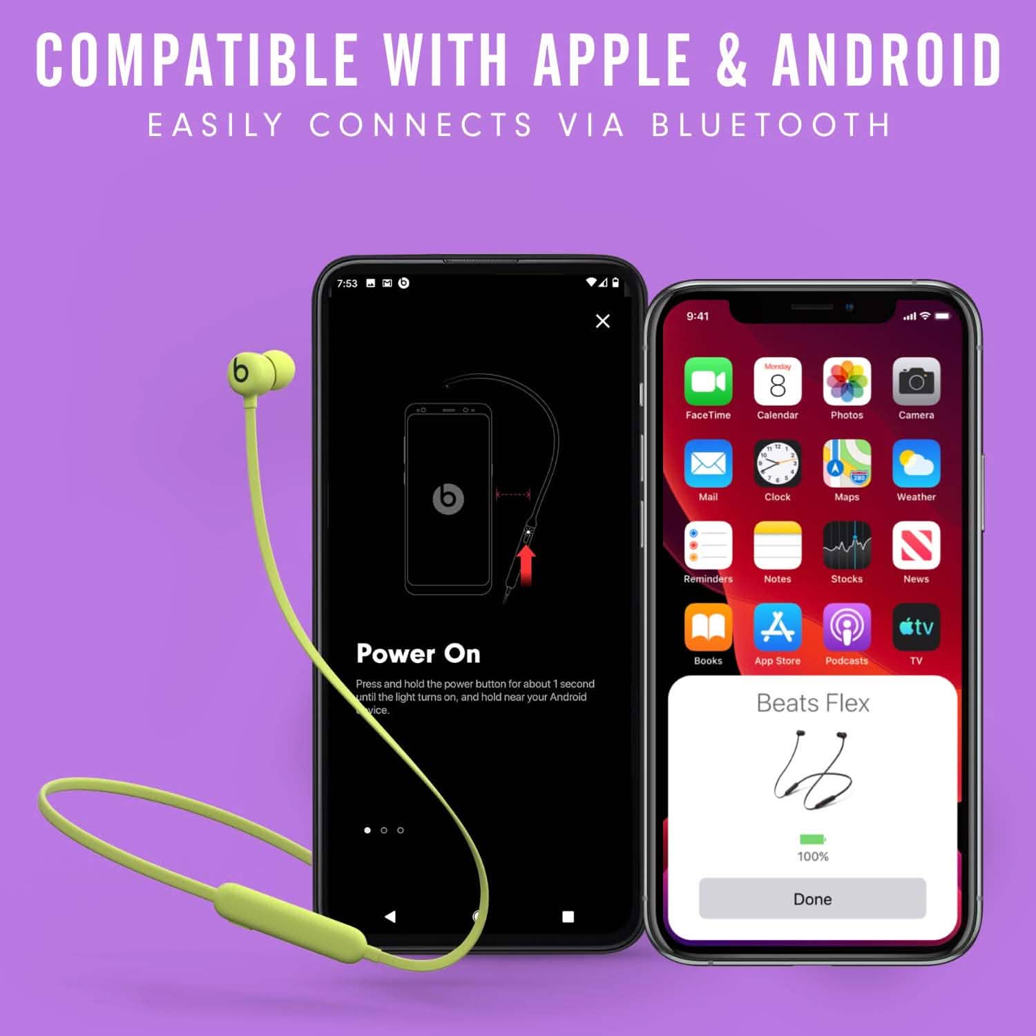 Beats by Dr. Dre - Beats Flex Wireless Earphones (Refurbished)