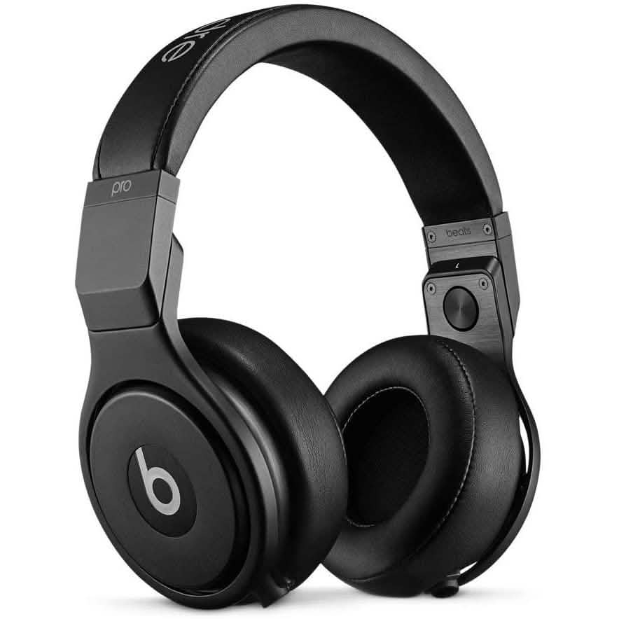 Beats by Dr. Dre - Beats Pro Over-the-Ear Headphones - Infinite Black/Blackout (Refurbished)