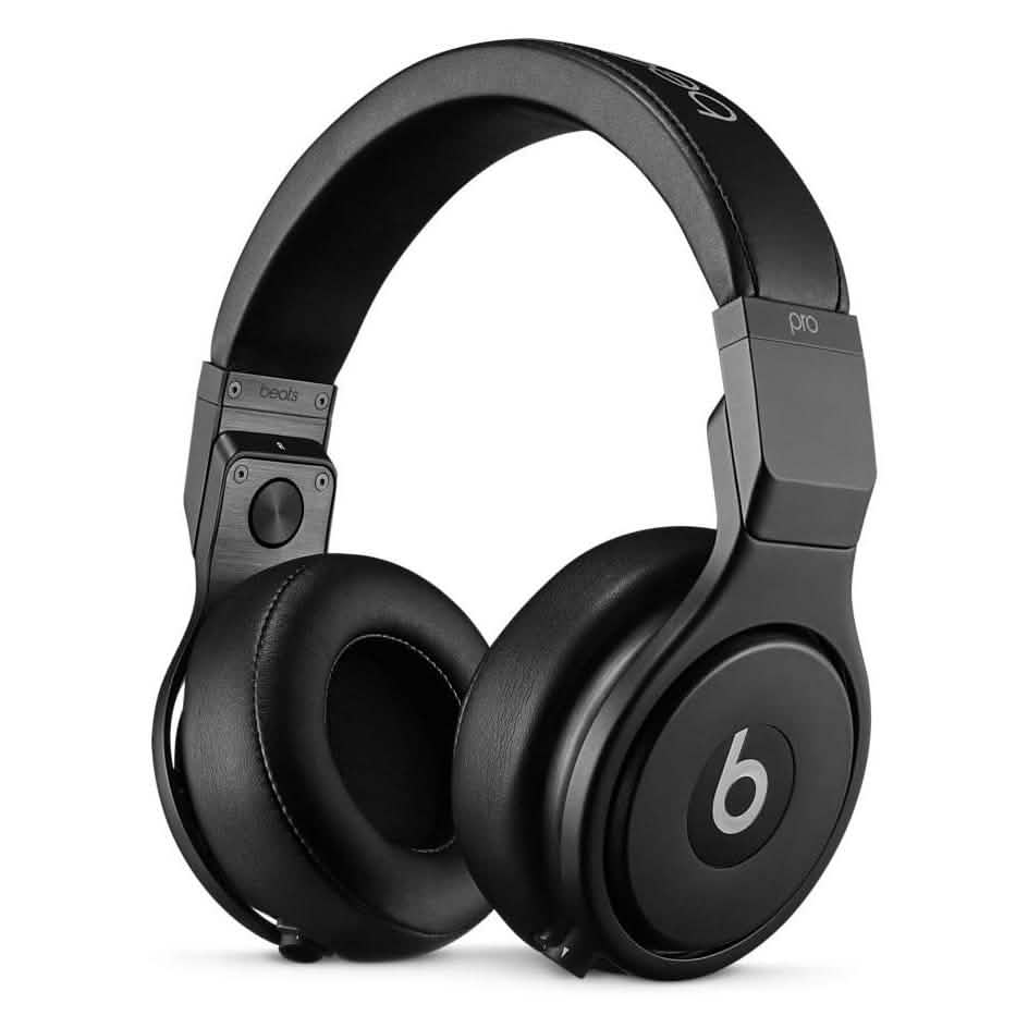 Beats by Dr. Dre - Beats Pro Over-the-Ear Headphones - Infinite Black/Blackout (Refurbished)