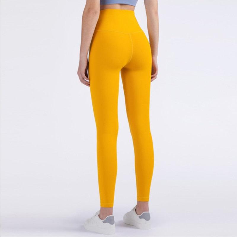 Beautiful Fitness Female Full Length Leggings 19 Colors Running Pants  High Waist Seamless Leggings Fitness Tight Running Gym Women Push Up Sport Leggings Workout Seamless Yoga Pant Comfortable Pants