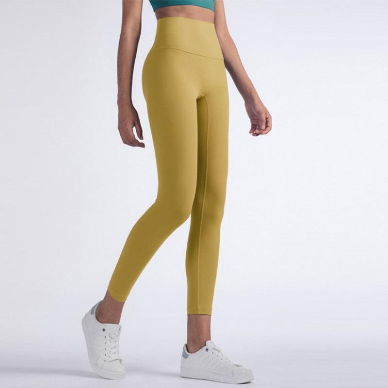 Beautiful Fitness Female Full Length Leggings 19 Colors Running Pants  High Waist Seamless Leggings Fitness Tight Running Gym Women Push Up Sport Leggings Workout Seamless Yoga Pant Comfortable Pants