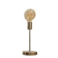 Bedroom Bedside Lamp Golden Modern Simple Model Room Décor Table Lamps College Dorm Study LED Desk Lamp E27 Table Light Fixtures Cute Study Lamps for Bedroom Décor