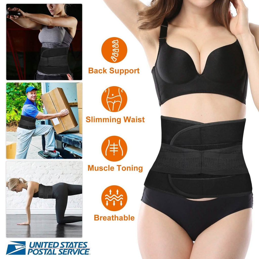 Belt Lower Back Brace Pain Relief Waist Wrap Band