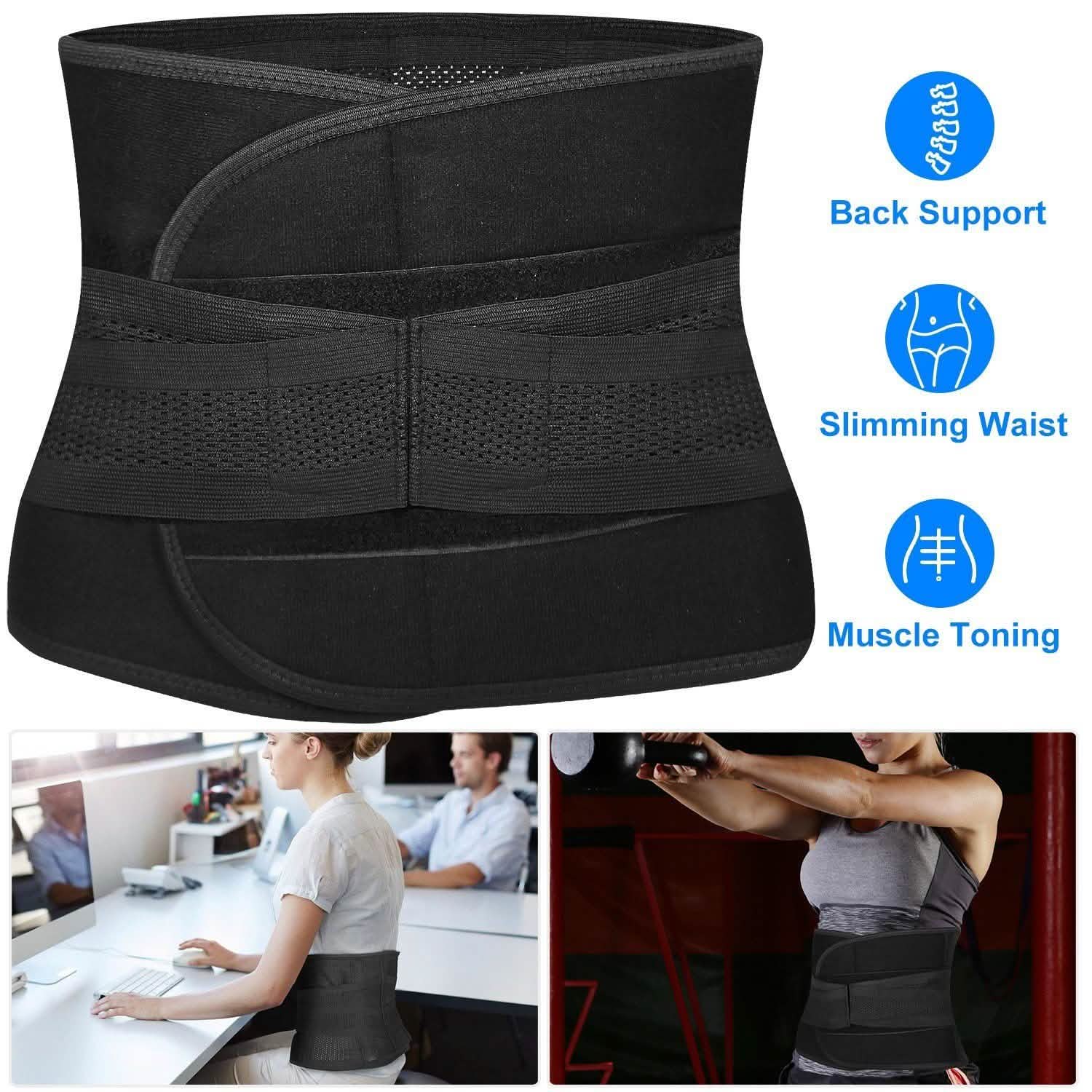 Belt Lower Back Brace Pain Relief Waist Wrap Band