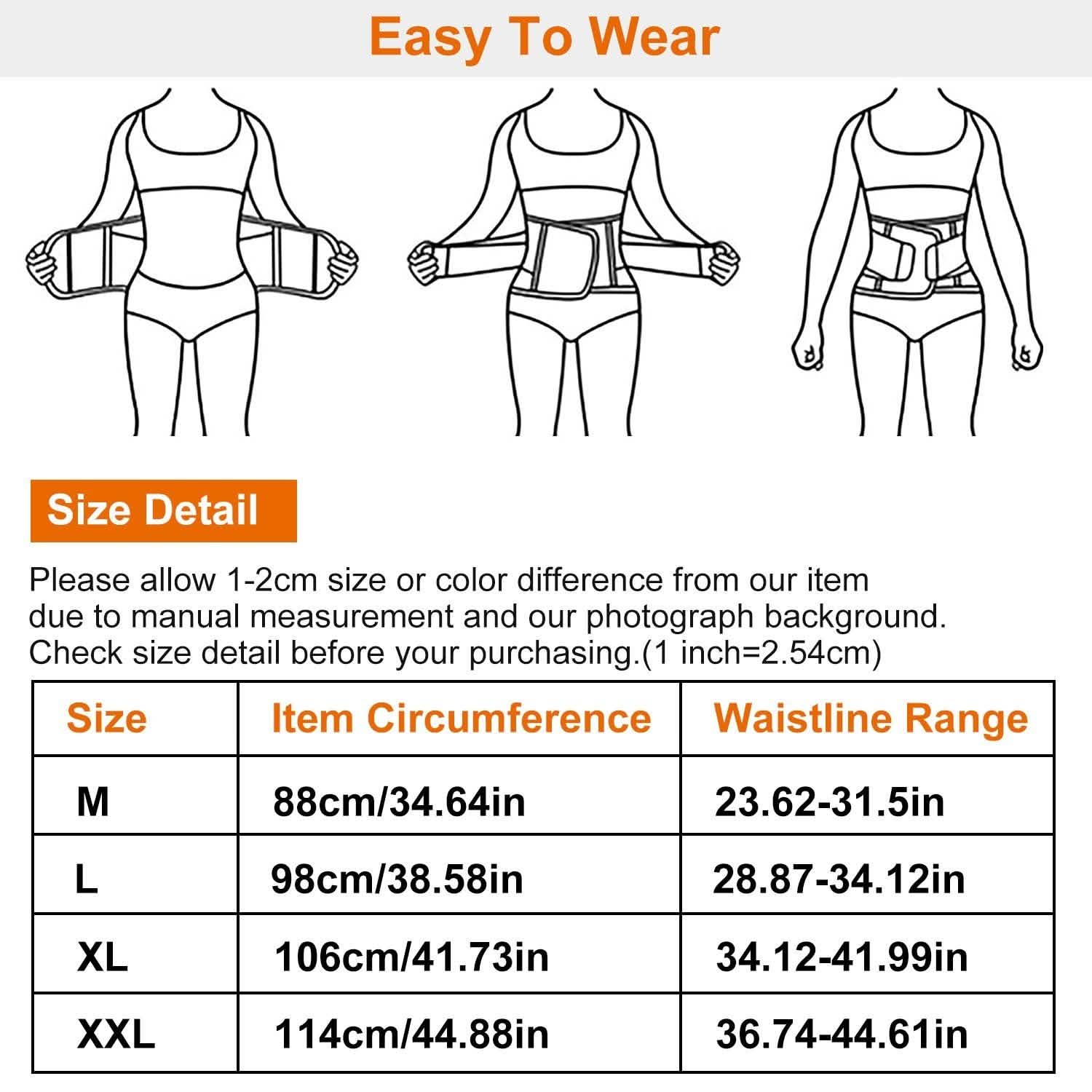 Belt Lower Back Brace Pain Relief Waist Wrap Band