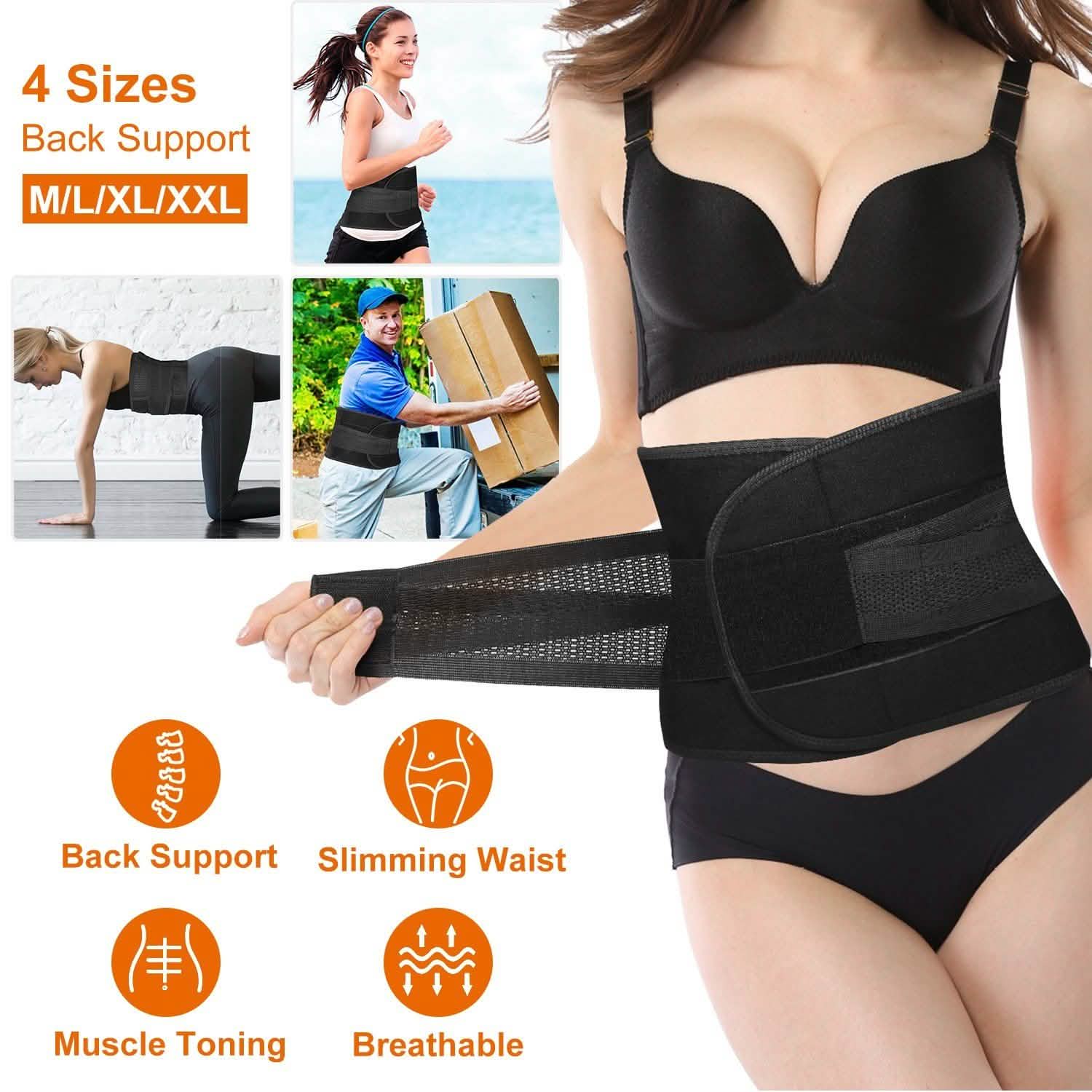 Belt Lower Back Brace Pain Relief Waist Wrap Band