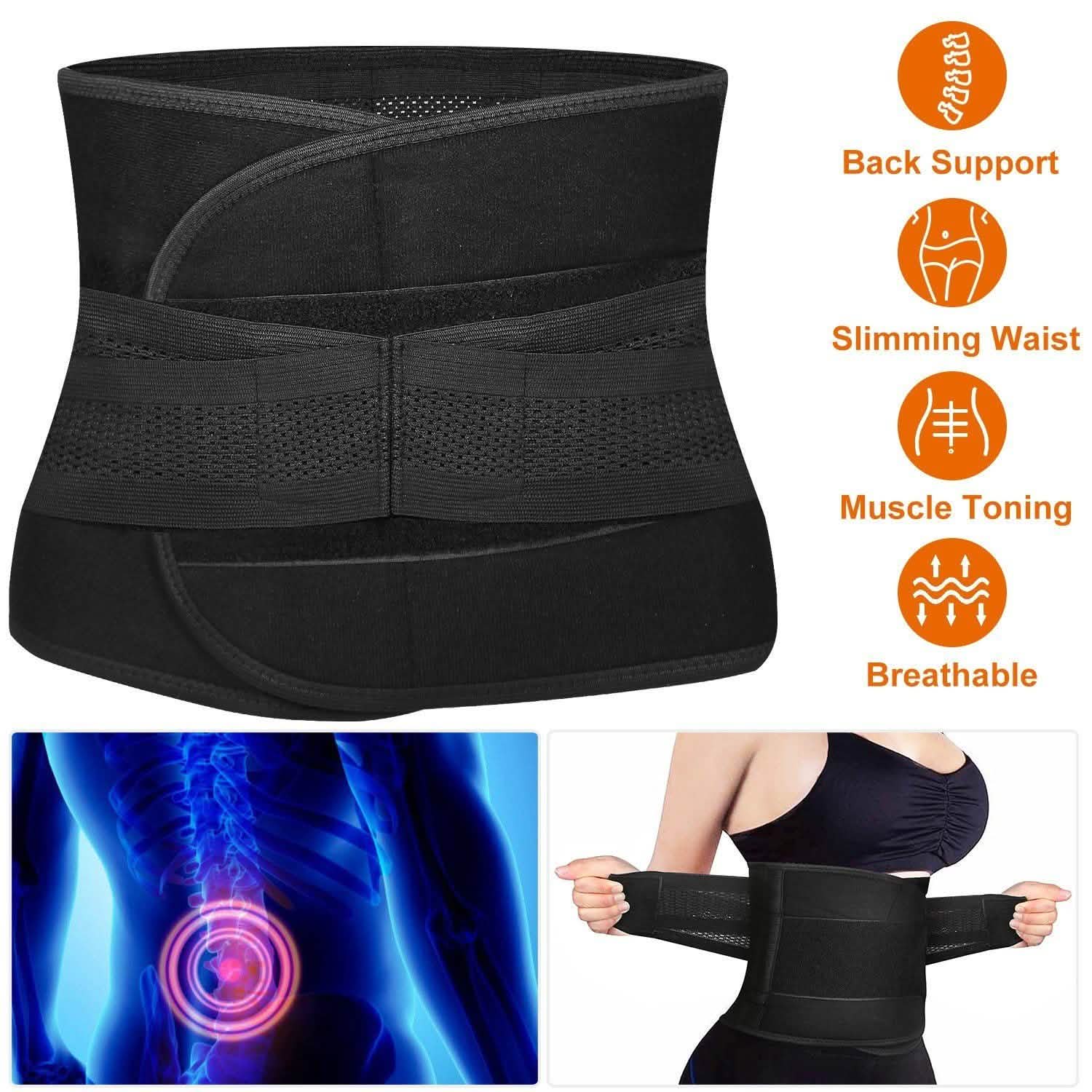 Belt Lower Back Brace Pain Relief Waist Wrap Band