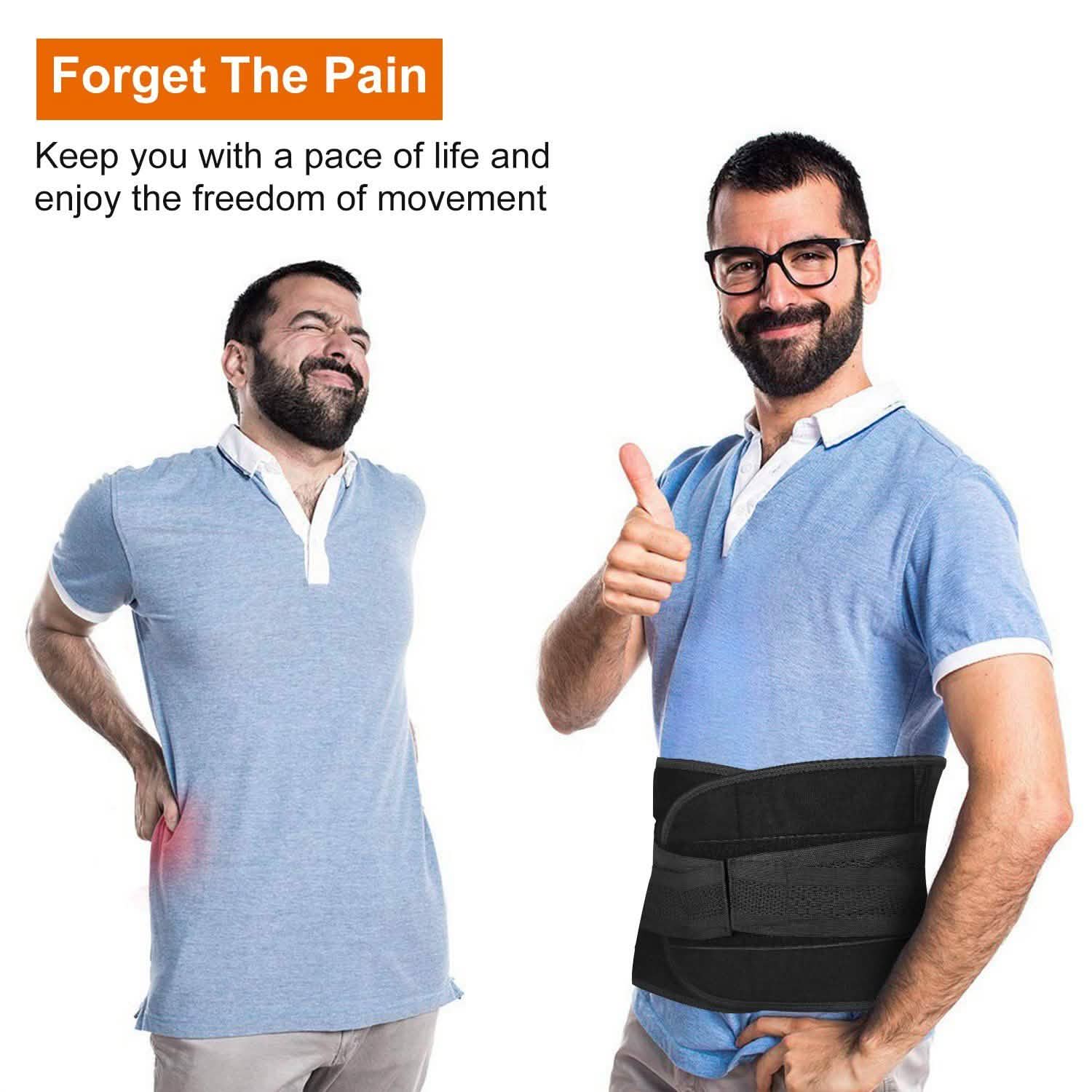 Belt Lower Back Brace Pain Relief Waist Wrap Band