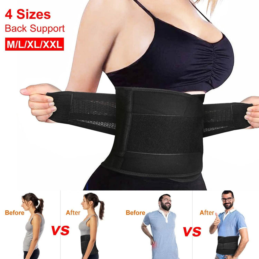 Belt Lower Back Brace Pain Relief Waist Wrap Band