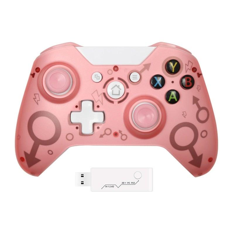 Best Quality Black 2.4G Wireless Joystick Gamepad Controller Compatible With Pc Smartphones Tablets Laptops Monitors
