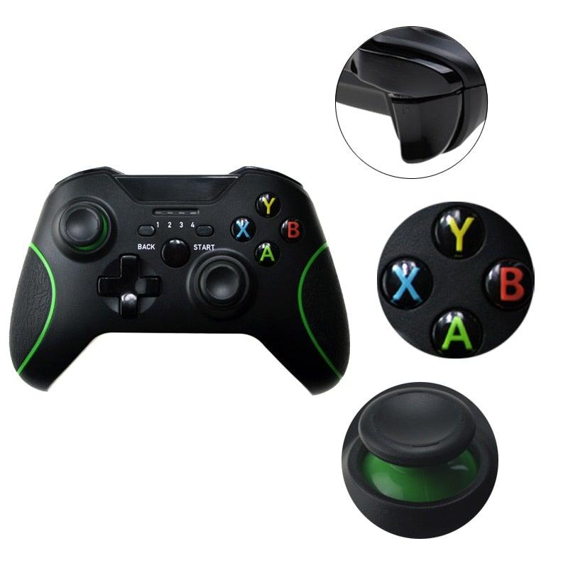 Best Quality Black 2.4G Wireless Joystick Gamepad Controller Compatible With Pc Smartphones Tablets Laptops Monitors