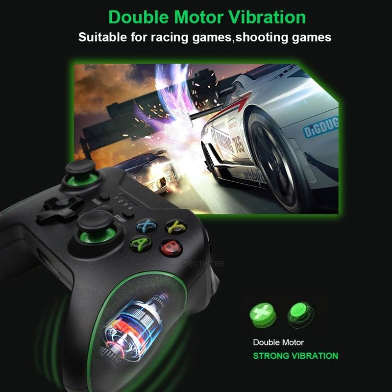 Best Quality Black 2.4G Wireless Joystick Gamepad Controller Compatible With Pc Smartphones Tablets Laptops Monitors