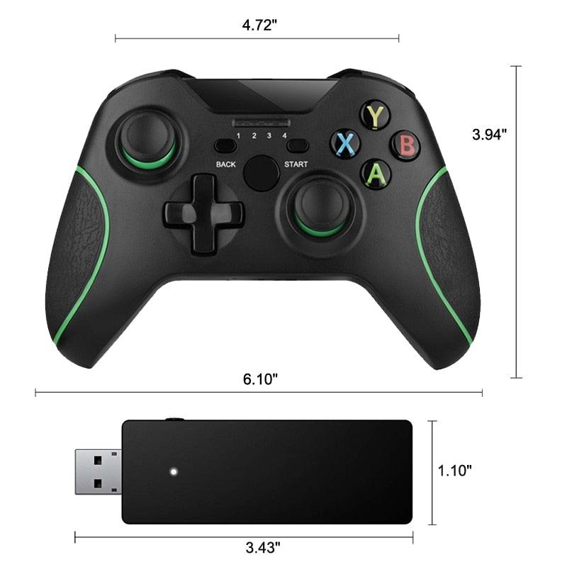 Best Quality Black 2.4G Wireless Joystick Gamepad Controller Compatible With Pc Smartphones Tablets Laptops Monitors