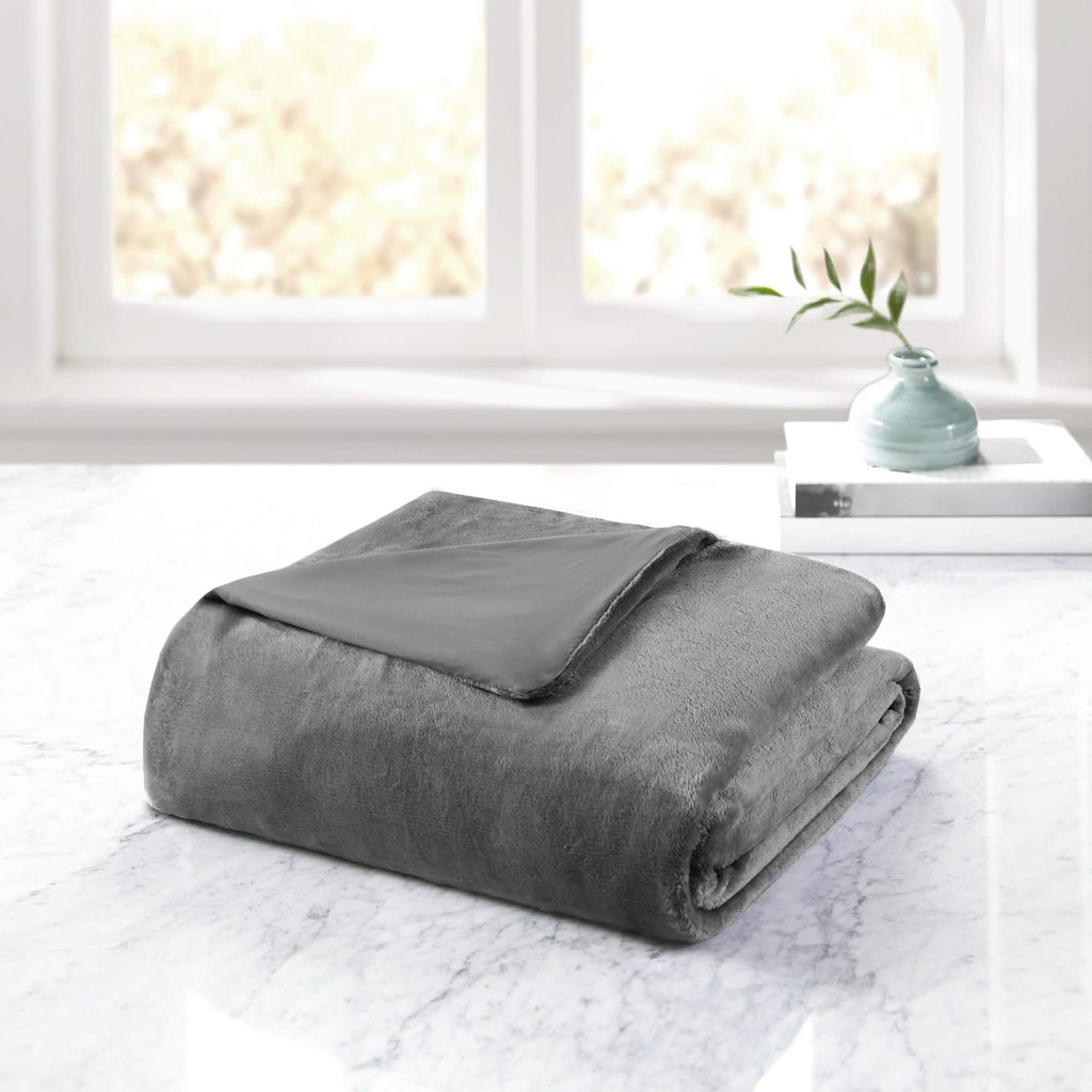 Bibb Home Weighted Blanket with Reversible Removable Cover