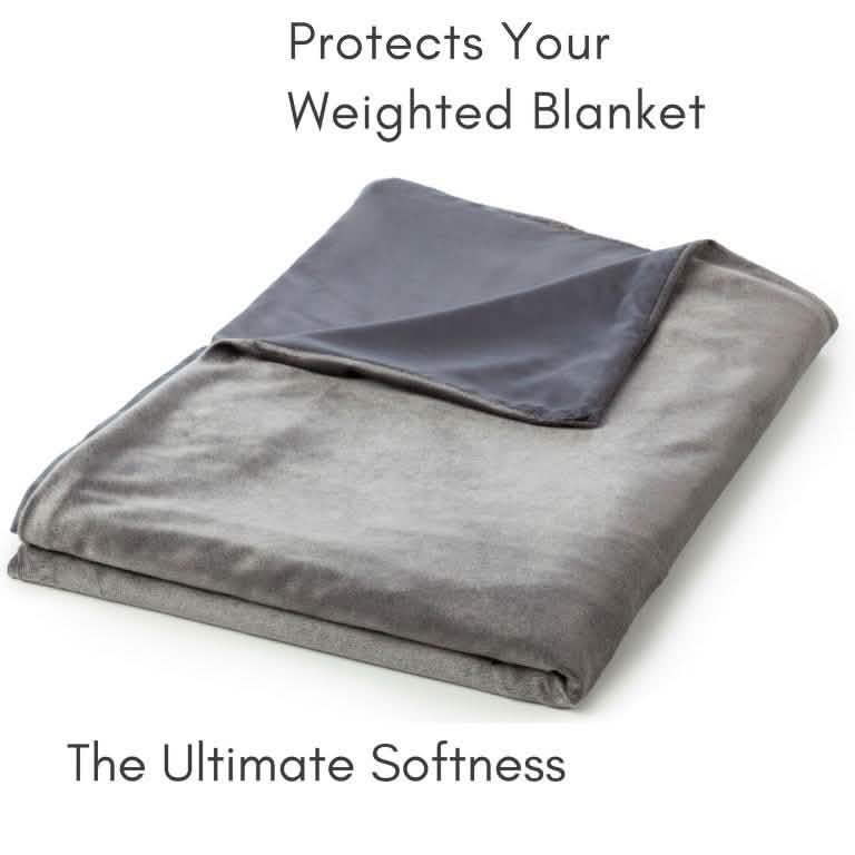 Bibb Home Weighted Blanket with Reversible Removable Cover