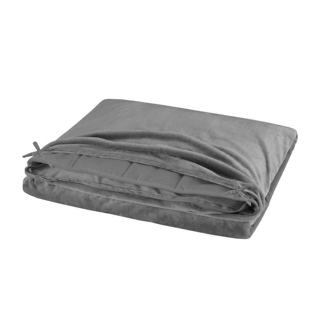 Bibb Home Weighted Blanket with Reversible Removable Cover