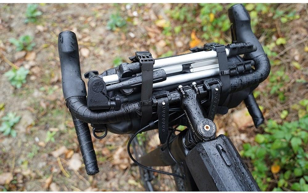 Bicycle Bag Waterproof Big Capacity Handlebar Bag 2 Piece Front Tube Cycling Bag  Bike Accessories Bike Bag Waterproof Bike Handlebar Bag Bicycle For Sport Bicycle Cycling Accessories