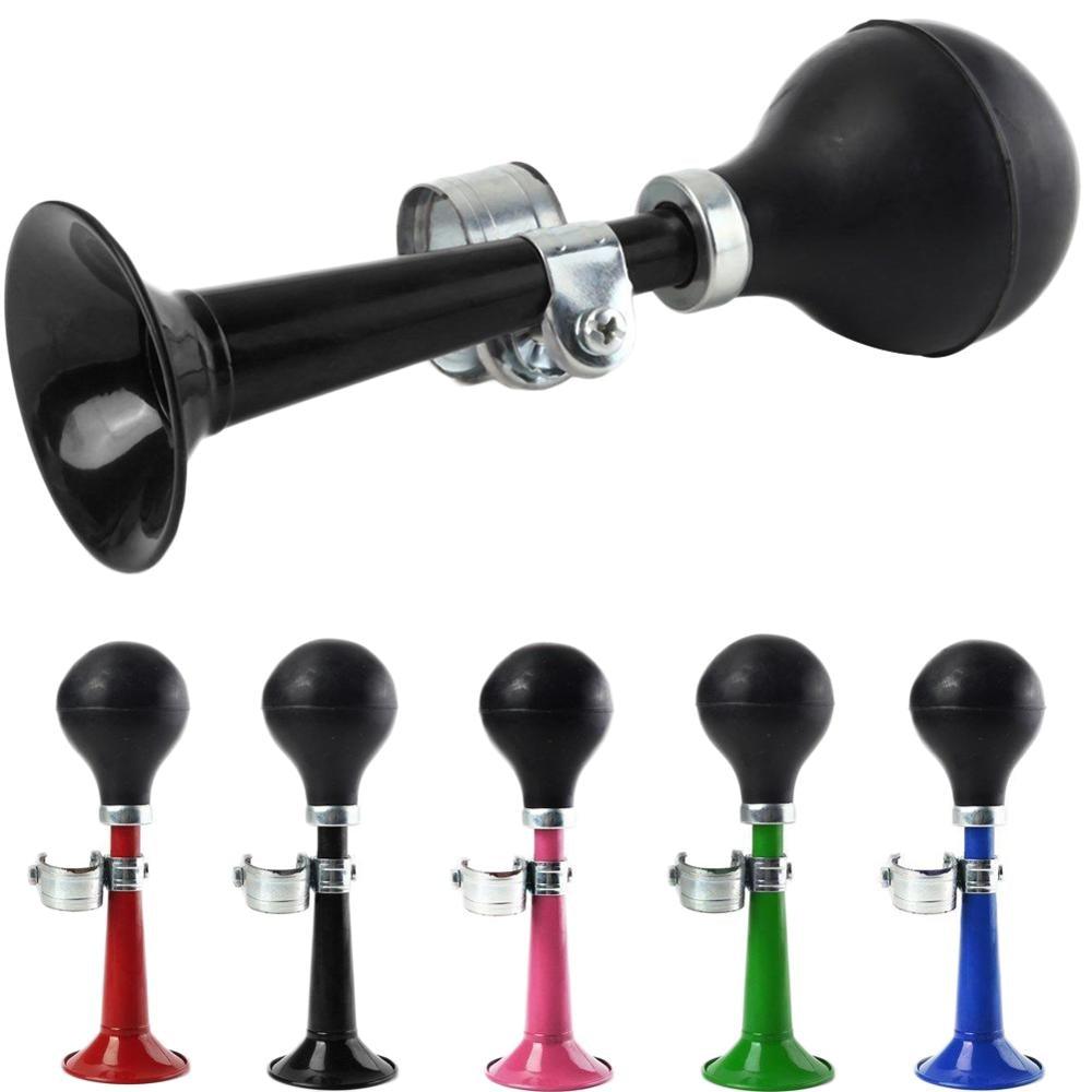Bicycle Bike Cycling Metal Air Horn Bugle Trumpet Squeeze Rubber Bulb Bugle Horns For Bikes Metal Bike Horns Bicycle Bells With Rubber Squeeze Bulb Bike Accessory For Kids Bike Retro Air Bike Horn