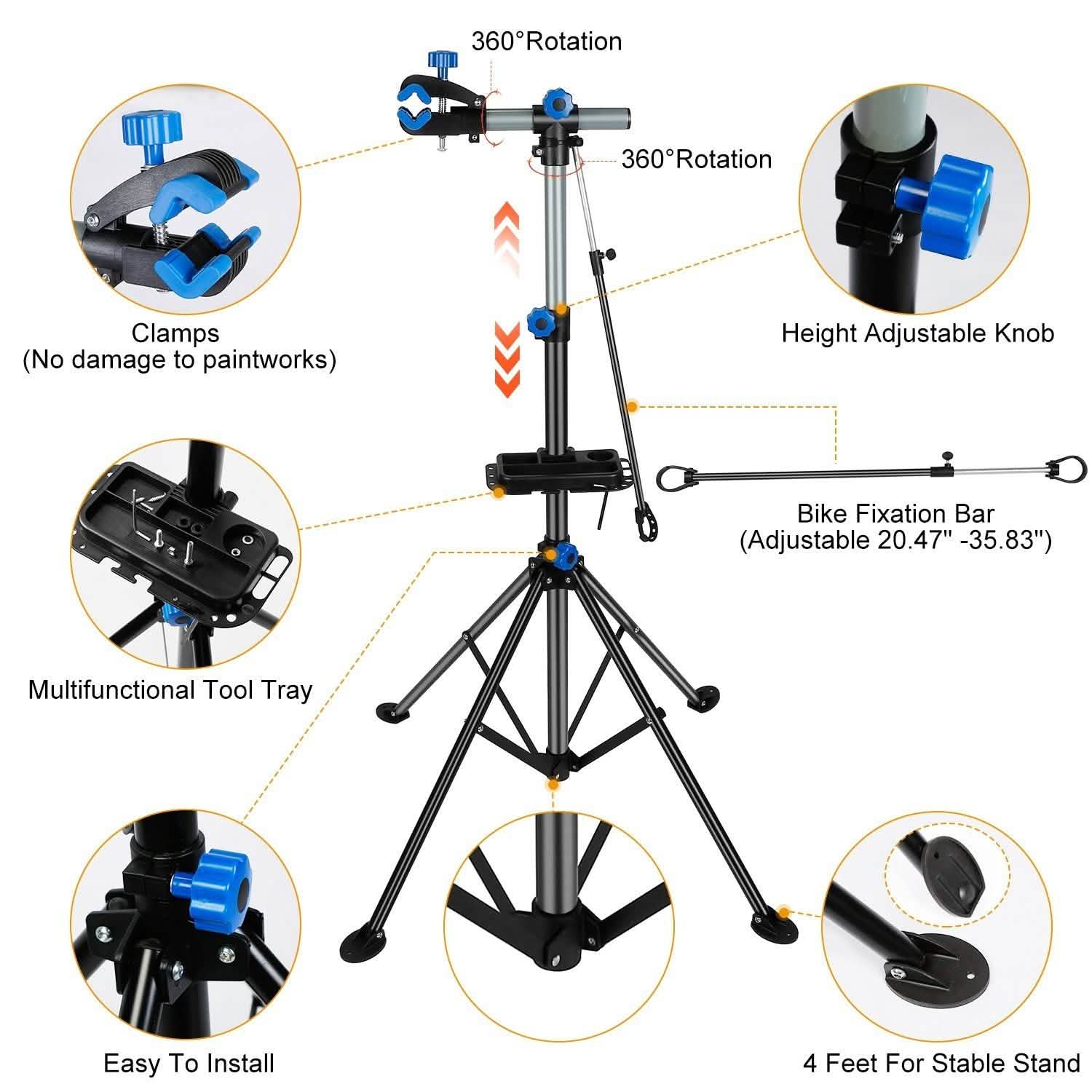 Bicycle Repair Foldable Stand Rack