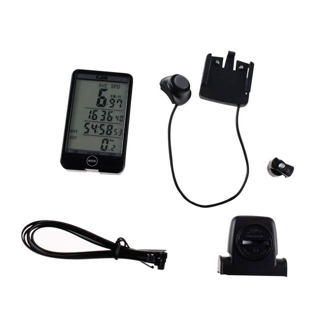 Bicycle Wireless LCD Digital GPS Cycle Computer Backlight Speedometer Odometer