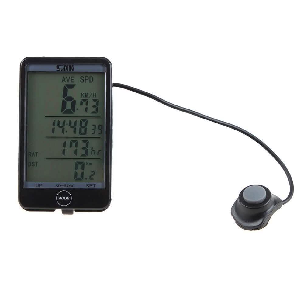 Bicycle Wireless LCD Digital GPS Cycle Computer Backlight Speedometer Odometer