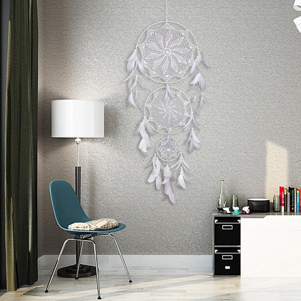 Big Dream Catcher Decor For Home Nordic Decoration Home Kids Room Decoration Wind Chimes Dream Catchers Hanging Dream-catcher For Wedding Festival Photography Gifts