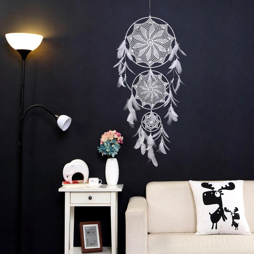 Big Dream Catcher Decor For Home Nordic Decoration Home Kids Room Decoration Wind Chimes Dream Catchers Hanging Dream-catcher For Wedding Festival Photography Gifts
