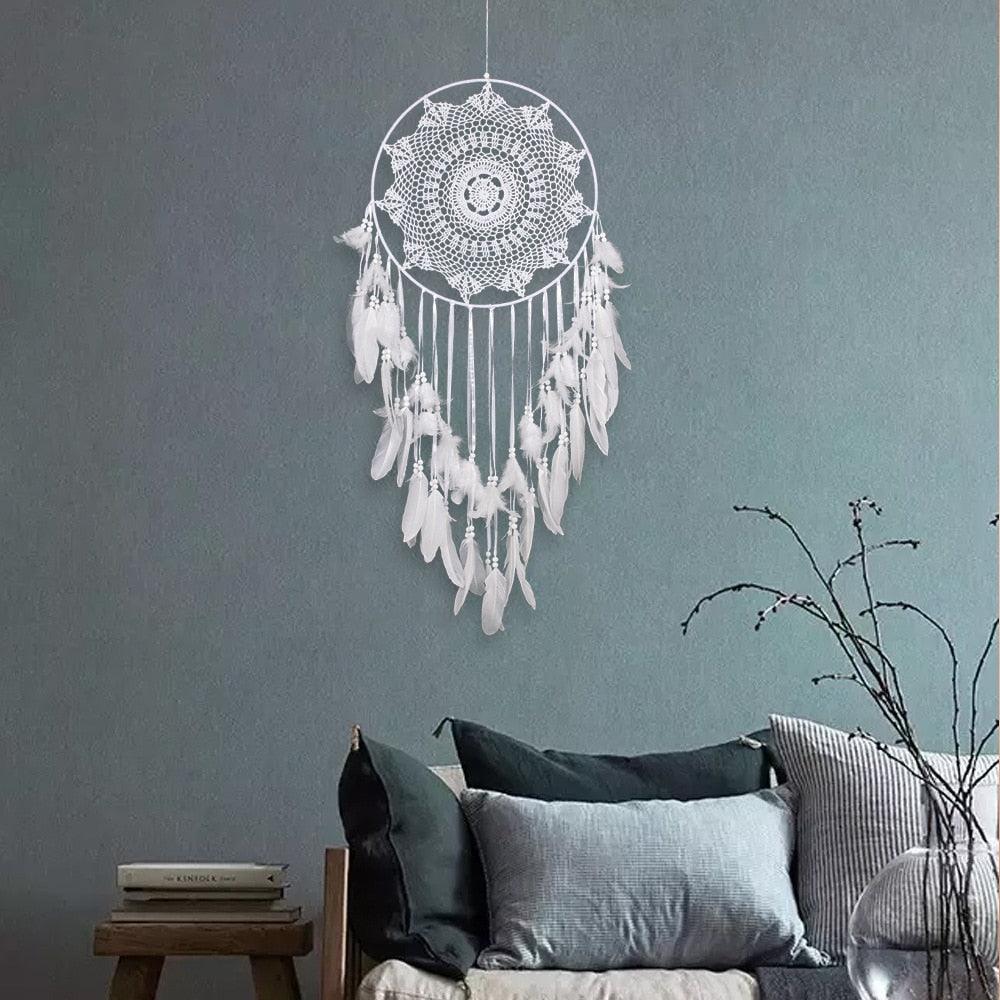 Big Dream Catcher Decor For Home Nordic Decoration Home Kids Room Decoration Wind Chimes Dream Catchers Hanging Dream-catcher For Wedding Festival Photography Gifts