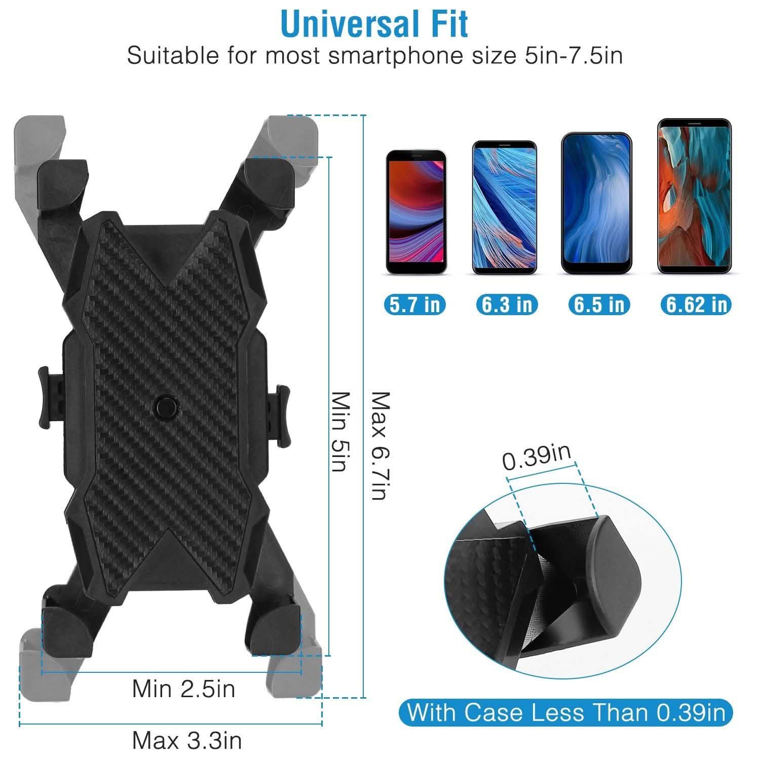 Bike Rotatable Phone Holder