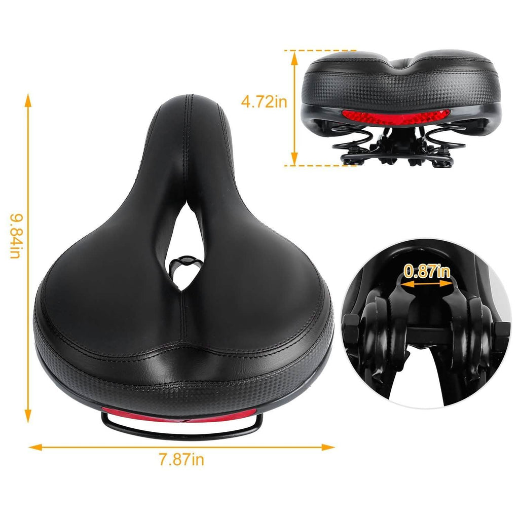 Bike Seat Water Resistant Bicycle Padded Saddle Wear
