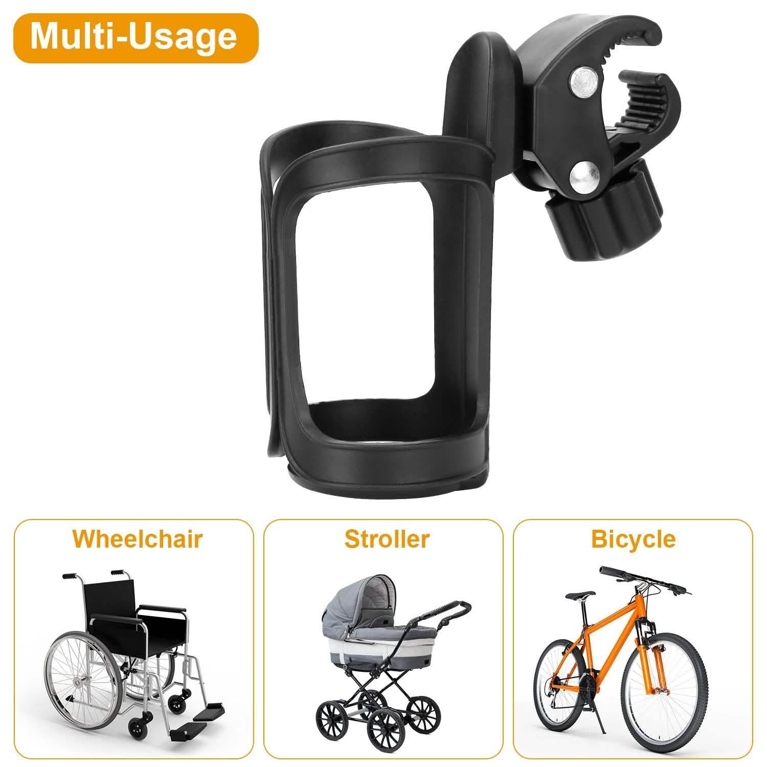 Bike Water Bottle Holder 360° Rotating Drink Cup Cage