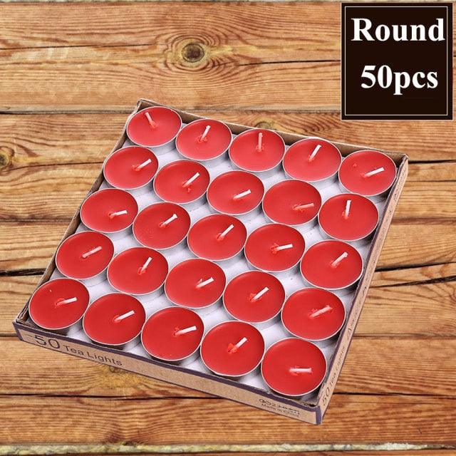 Birthday Party Supplies Wedding Cake Candles Safe Flames Dessert Decoration Candle Round Candle Hand Poured Premium Wax Party Candles