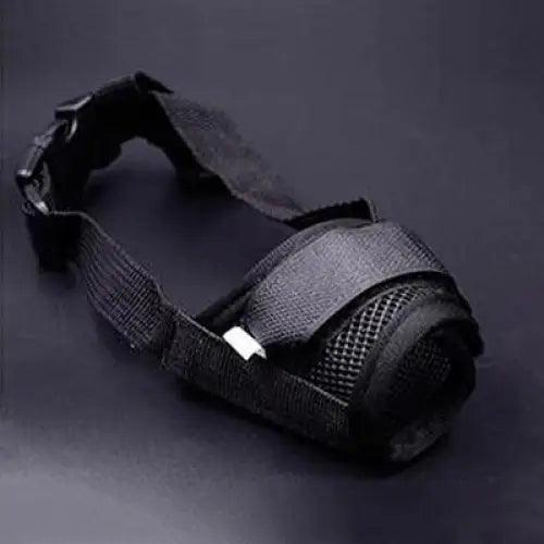 Black Breathable Anti Barking Adjustable Dog Muzzle Nylon Straps Anti Biting Dog Muzzles Cool Pets Accessories