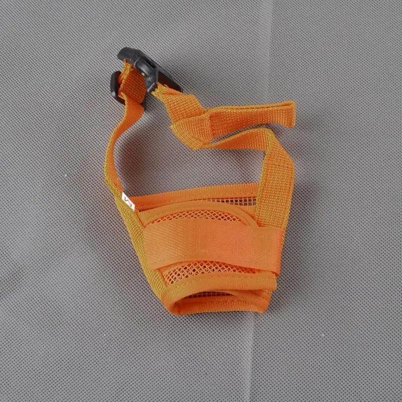 Black Breathable Anti Barking Adjustable Dog Muzzle Nylon Straps Anti Biting Dog Muzzles Cool Pets Accessories