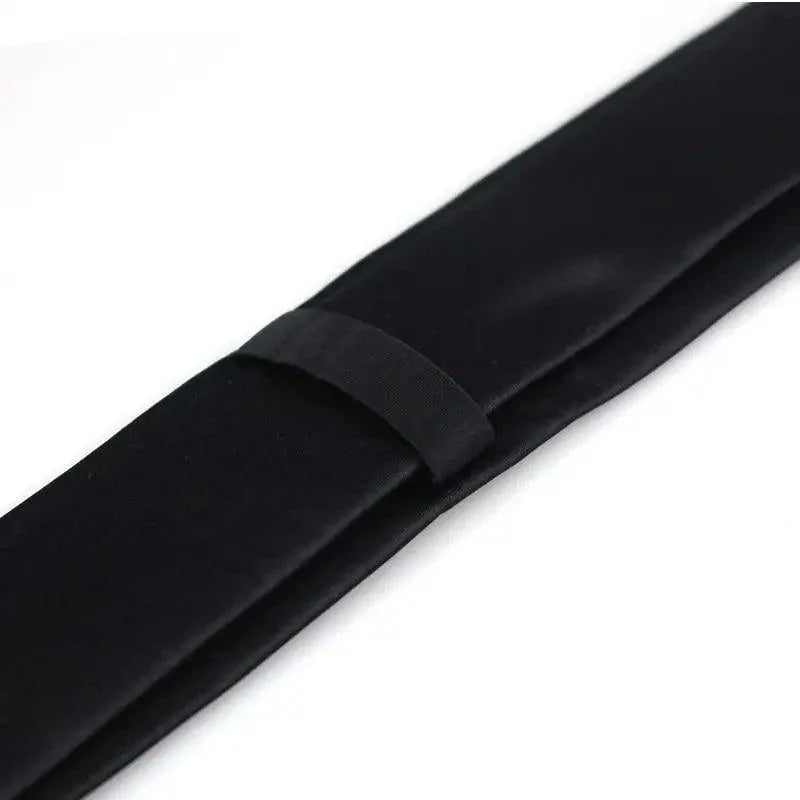 Black Business Skinny Men Neckties Wedding Slim Ties Elegant Men Lightweight High Quality Modern Ties