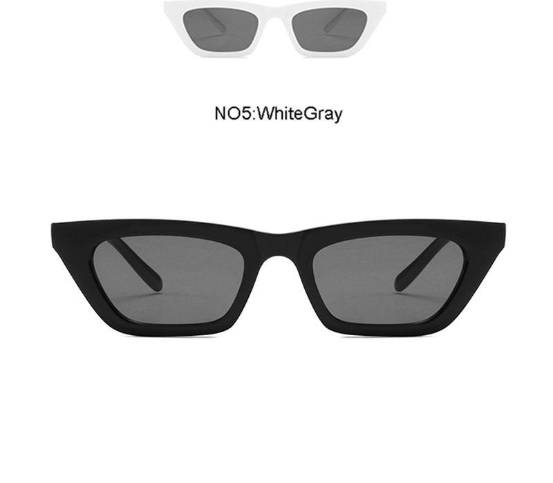 Black Rectangle Sunglasses For Women Retro Driving Glasses Vintage Fashion Style Cat Eye Sunglasses Women Small Cool Sun Glasses Luxury Eyewear