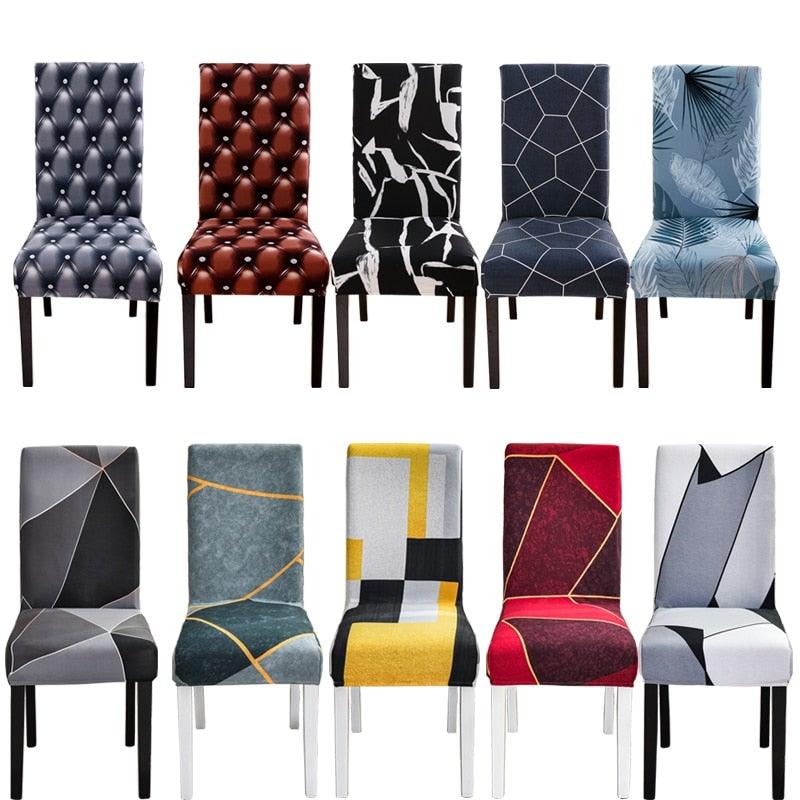 Black Spandex elastic wedding Chair Covers Anti-dirty housse de chaise office hotel chair cover seat  Chair Covers Protector Seat Case Chair Cover Seat Protector Super Fit Slipcover Stretch Removable Washable